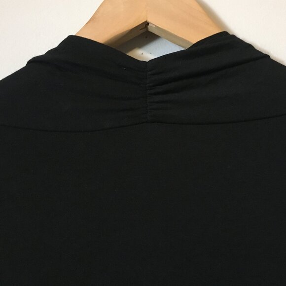 Vintage Black Semi Cropped Rayon Whimsigoth Open Cardigan - Picture 10 of 16